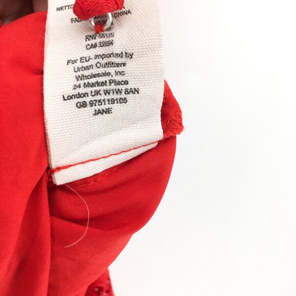 Saylor Anthropologie Women XS Jane Dress Rouge Red Lace Illusion Neck Bodycon - Picture 6 of 6